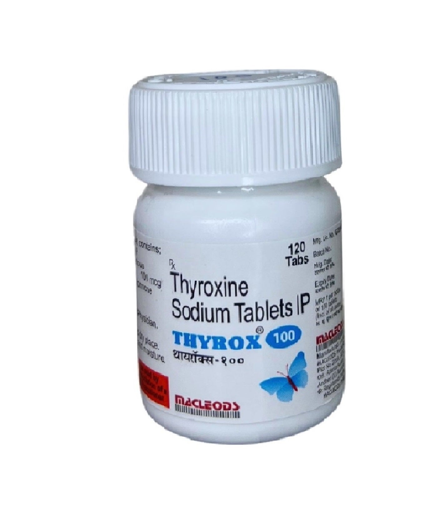 Thyrox 100 mcg -  Bottle  of 120 Tablets